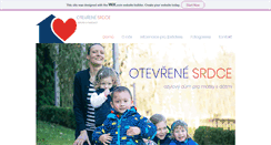Desktop Screenshot of otevrenesrdce.cz